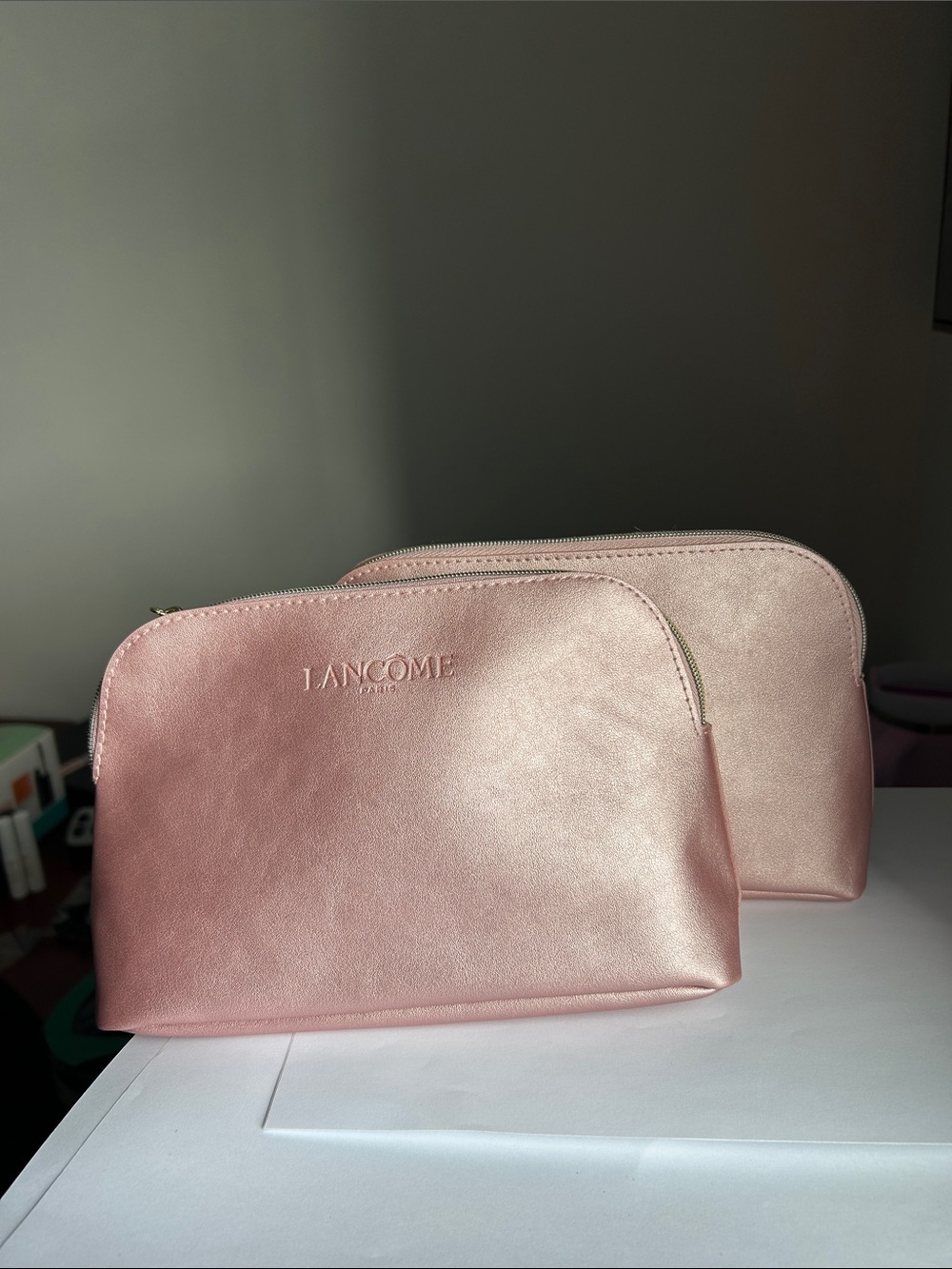 2/$10 Lancôme cosmetic bags